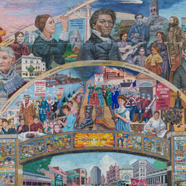 Image of the Lynn Stories Mural provided by Ted Dillard from The Brickyard Collaborative